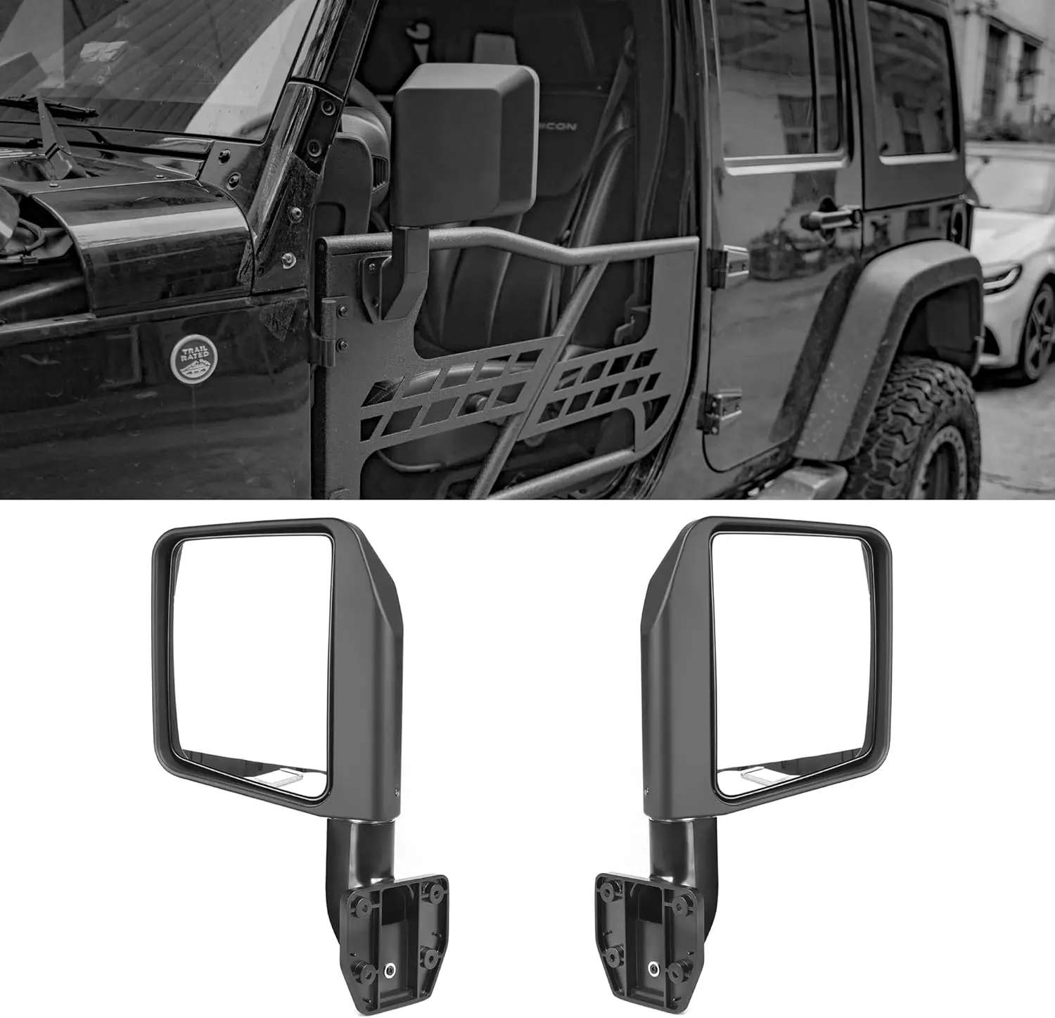 Fit 2007-2018 Jeep Jk Jku Off-Road Half Door Side Mirrors No Drill Rear View Pair
Fit 2007-2018 Jeep Jk Jku Off-Road Half Door Side Mirrors No Drill Rear View Pair
