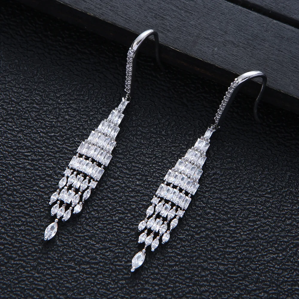 HIBRIDE Colorful Lady Dangle Drop Earrings For Women Wedding Party Dubai Indian Jewelry Aretes De Mujer Modernos E-1119
HIBRIDE Colorful Lady Dangle Drop Earrings For Women Wedding Party Dubai Indian Jewelry Aretes De Mujer Modernos E-1119