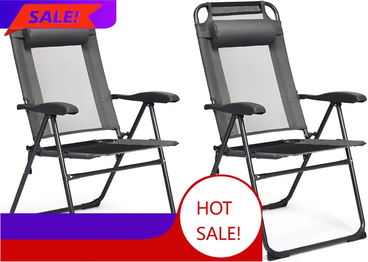 BestsellerBestsellerBestsellerBestsellerSet of 2 Patio Dining Chairs, Folding Lounge Chairs with 7 Level Adjustable Backrest, He
BestsellerBestsellerBestsellerBestsellerSet of 2 Patio Dining Chairs, Folding Lounge Chairs with 7 Level Adjustable Backrest, He