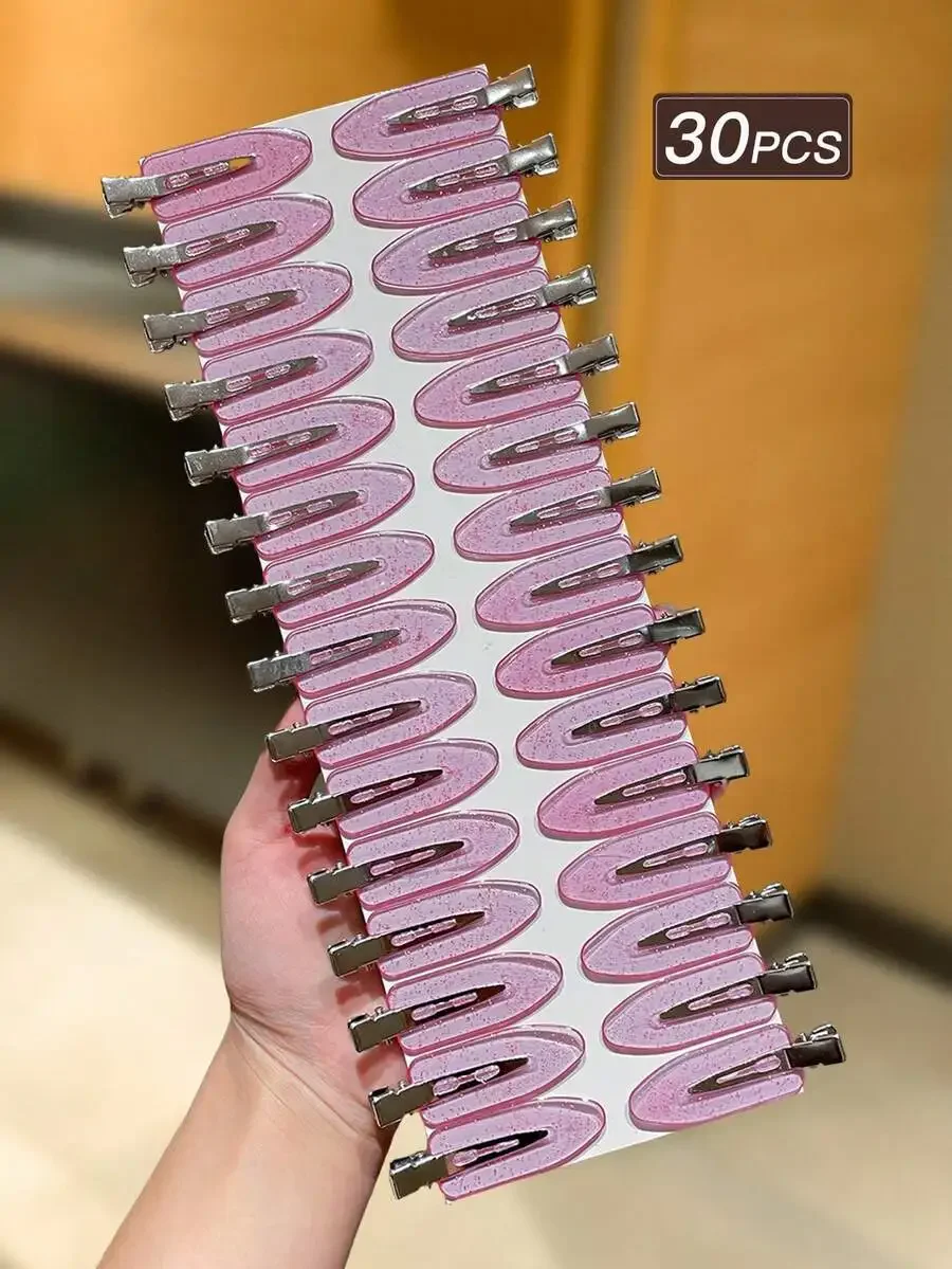 30Pcs Womens Pink Solid Color Hair Clips Minimalist Alligator Clip Hair Accessories
30Pcs Womens Pink Solid Color Hair Clips Minimalist Alligator Clip Hair Accessories