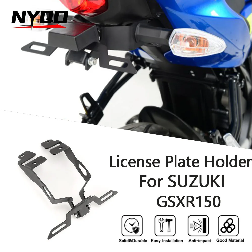 Motorcycle License Plate Mount Holder for GSXR125 GSXS125 GSX-R150 GSX-S150 2019-2024 Tail Number Plate Frame Holder Bracket
Motorcycle License Plate Mount Holder for GSXR125 GSXS125 GSX-R150 GSX-S150 2019-2024 Tail Number Plate Frame Holder Bracket
