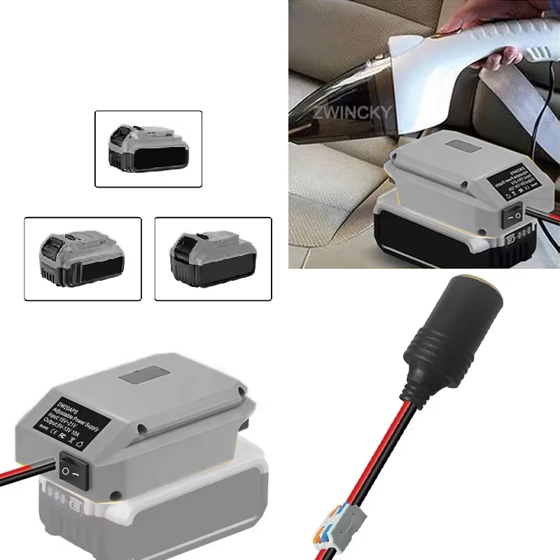 Портативное зарядное устройство 18В в 12В, понижающий преобразователь, подходит для аккумуляторов Dewalt 18В, адаптер питания для колес, прикуриватель
Портативное зарядное устройство 18В в 12В, понижающий преобразователь, подходит для аккумуляторов Dewalt 18В, адаптер питания для колес, прикуриватель