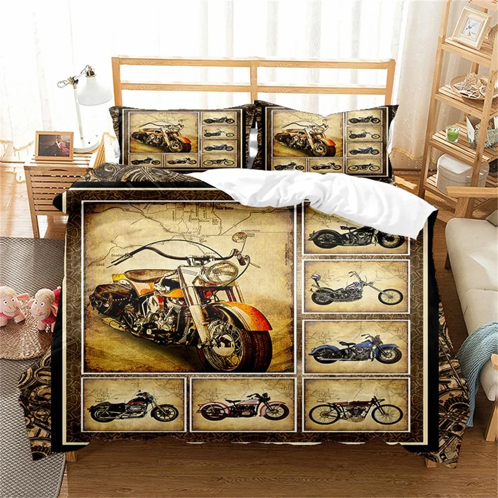 Transportation King Queen Duvet Cover Retro Motorcycle Bedding Set For Kid Teens Adults Vintage Car 2/3pcs Polyester Quilt Cover
Transportation King Queen Duvet Cover Retro Motorcycle Bedding Set For Kid Teens Adults Vintage Car 2/3pcs Polyester Quilt Cover