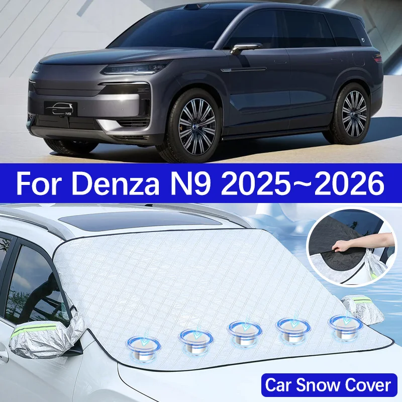 Car Snow Cover For Denza N9 2025~2026 Winter Outdoor Front Windshield Sunshade Anti-frost Snowproof Rian Shield Auto Accesories
Car Snow Cover For Denza N9 2025~2026 Winter Outdoor Front Windshield Sunshade Anti-frost Snowproof Rian Shield Auto Accesories