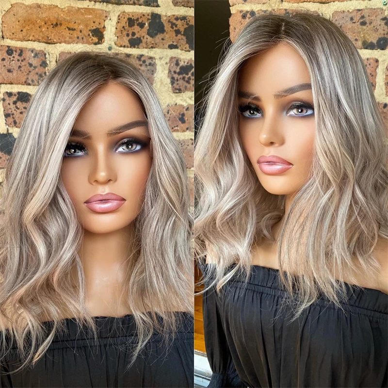 Wigs for Women Shoulder Length Glueless Lace Frontal Wig Pre Plucked Natural Hairline Synthetic Soft Fibre Easy to wear Wigs
Wigs for Women Shoulder Length Glueless Lace Frontal Wig Pre Plucked Natural Hairline Synthetic Soft Fibre Easy to wear Wigs