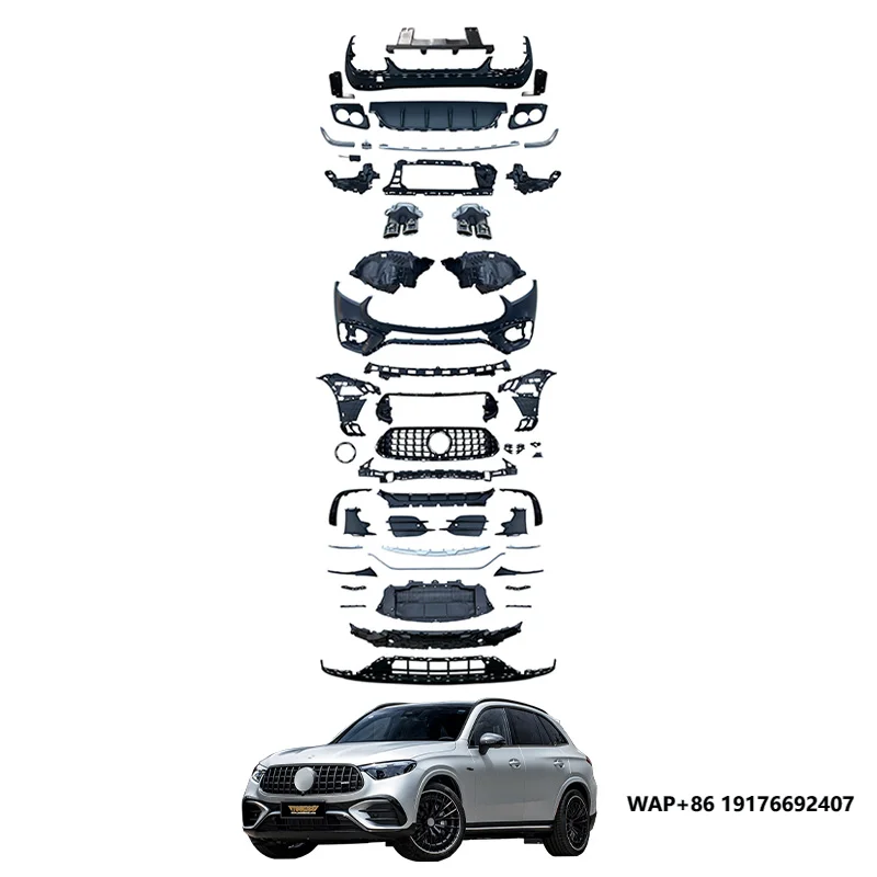 Mercedes Benz GLC W254 23-24 Car Body Kits Auto Parts New GLC43 AMG Style Front Rear Bumper Grille Fog Light Trims Upgrade
Mercedes Benz GLC W254 23-24 Car Body Kits Auto Parts New GLC43 AMG Style Front Rear Bumper Grille Fog Light Trims Upgrade