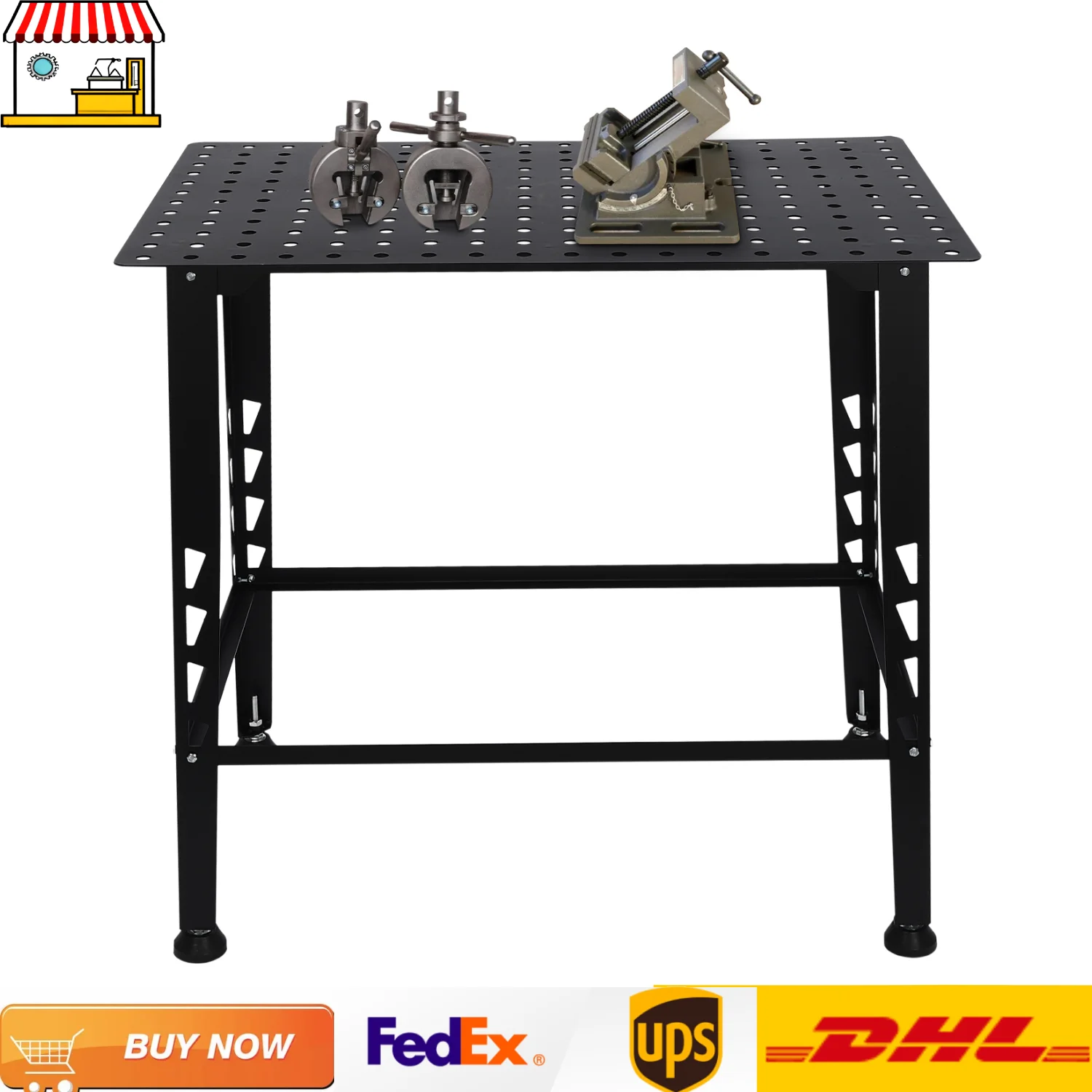 2-Tier Welding Table with Non-slip Feet| 600lbs Load Steel Welding Workbench| 91.5*60CM Repair Table
2-Tier Welding Table with Non-slip Feet| 600lbs Load Steel Welding Workbench| 91.5*60CM Repair Table