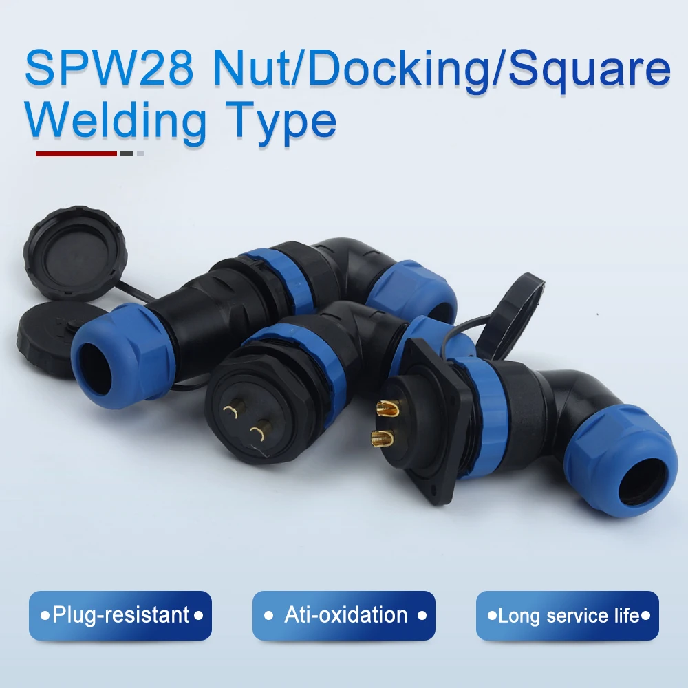 SP28 Aviation Waterproof Connector Elbow Nut/Docking/Square Welding Type IP68 Industrial Panel Mounted Male Female Plug Socket
SP28 Aviation Waterproof Connector Elbow Nut/Docking/Square Welding Type IP68 Industrial Panel Mounted Male Female Plug Socket