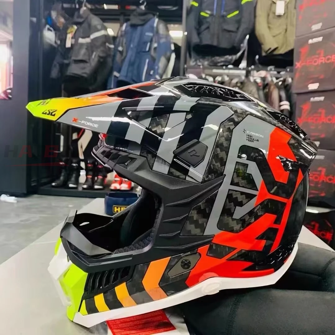 2025 New Arrival LS2 MX703 X-FORCE Off Road MX Full Face Helmets Men's 9K Carbon Downhill Racing Helmets with Scalable Peak
2025 New Arrival LS2 MX703 X-FORCE Off Road MX Full Face Helmets Men's 9K Carbon Downhill Racing Helmets with Scalable Peak