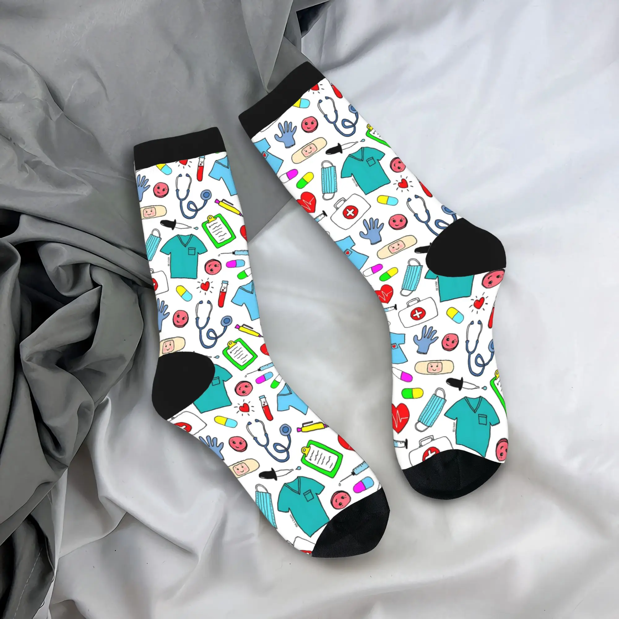 Cute Doctor Nurse Medical Supplies Pattern Socks Non Slip Stockings Men's Medium Soft Outdoor Socks Autumn Novelty Graphic Socks
Cute Doctor Nurse Medical Supplies Pattern Socks Non Slip Stockings Men's Medium Soft Outdoor Socks Autumn Novelty Graphic Socks