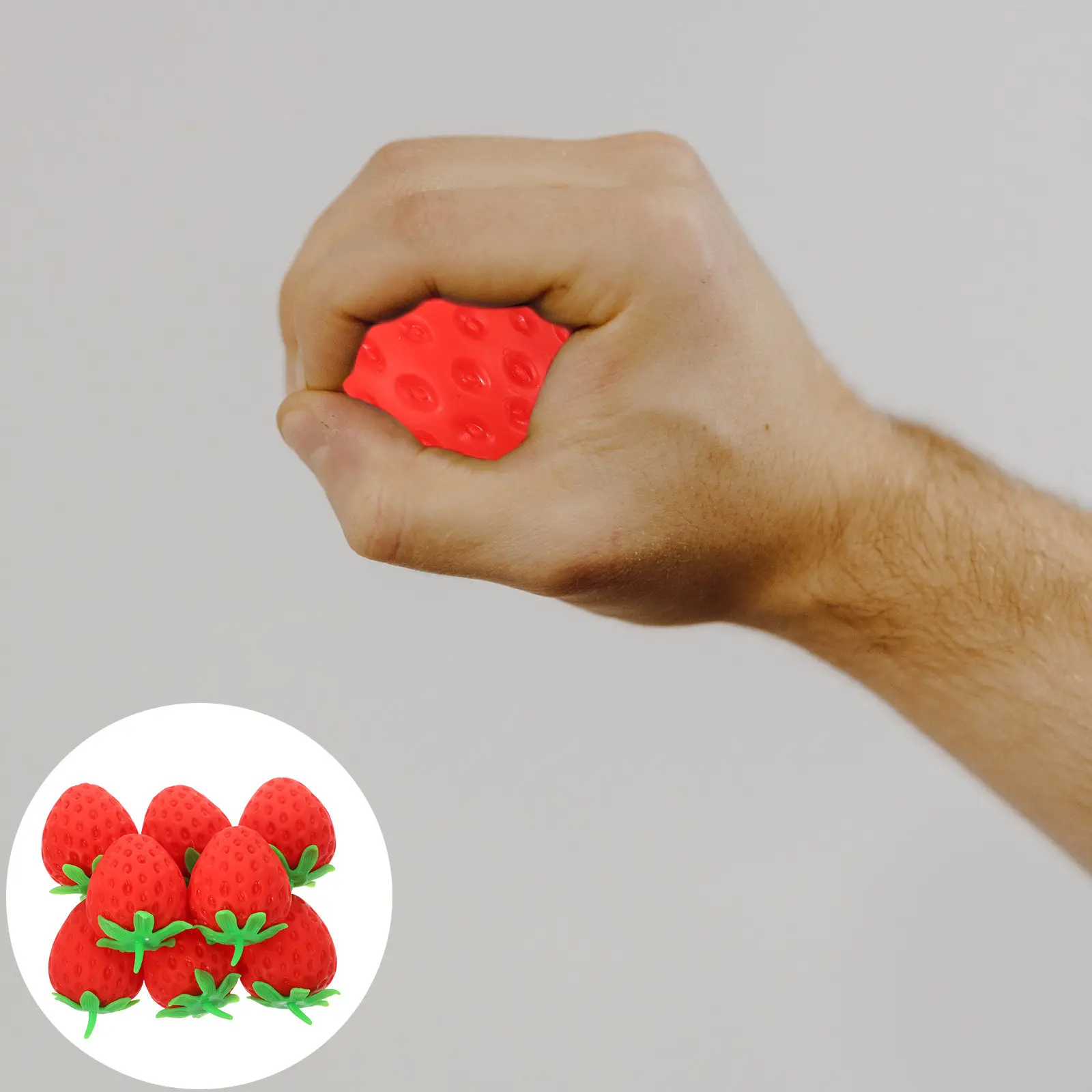 20Pcs Strawberry Stress Relief Ball Colorful Tpr Stretchy Hand Squeeze Elastic Decompression Fruit Sensory Relief Plaything
20Pcs Strawberry Stress Relief Ball Colorful Tpr Stretchy Hand Squeeze Elastic Decompression Fruit Sensory Relief Plaything