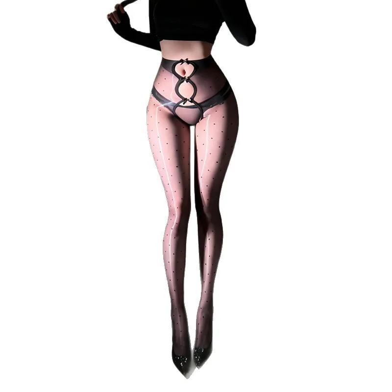 Sexy Bow-knot Slit Aurora Pantyhose Seamless Ultra-thin Silky Polka Dot Shiny Smooth Pure Desire Pantyhose Transparent NKOH
Sexy Bow-knot Slit Aurora Pantyhose Seamless Ultra-thin Silky Polka Dot Shiny Smooth Pure Desire Pantyhose Transparent NKOH