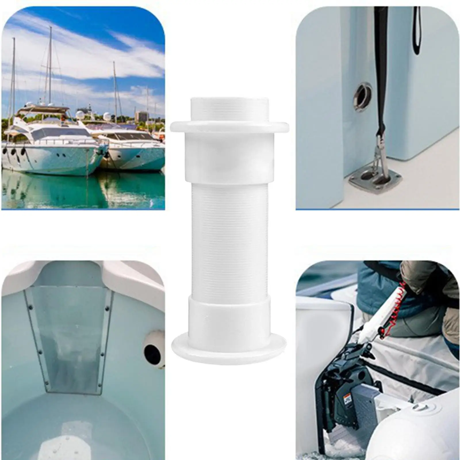 Boat Drain Plug High Performance Plastic Hull Connector Side Drain Water Outlet Fitting for Fish Tank Yacht
Boat Drain Plug High Performance Plastic Hull Connector Side Drain Water Outlet Fitting for Fish Tank Yacht
