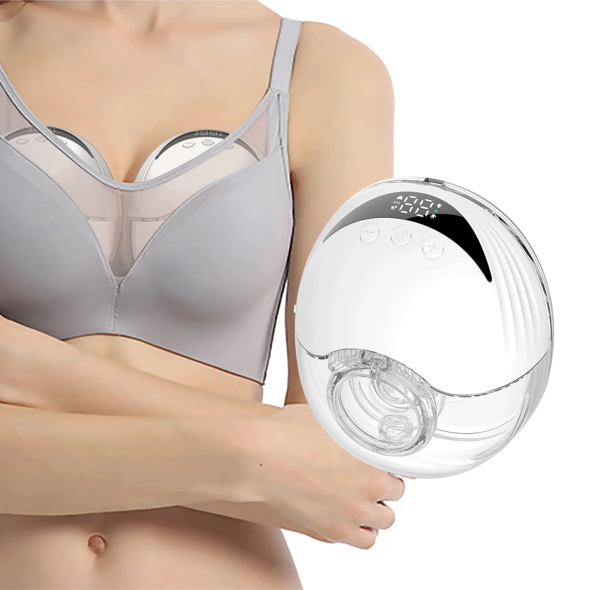 New Wireless Breast Pumps Portable Double Electric Breast Pump Wearable Strong Suction Low Noise Breast Milk Suction Pump
New Wireless Breast Pumps Portable Double Electric Breast Pump Wearable Strong Suction Low Noise Breast Milk Suction Pump