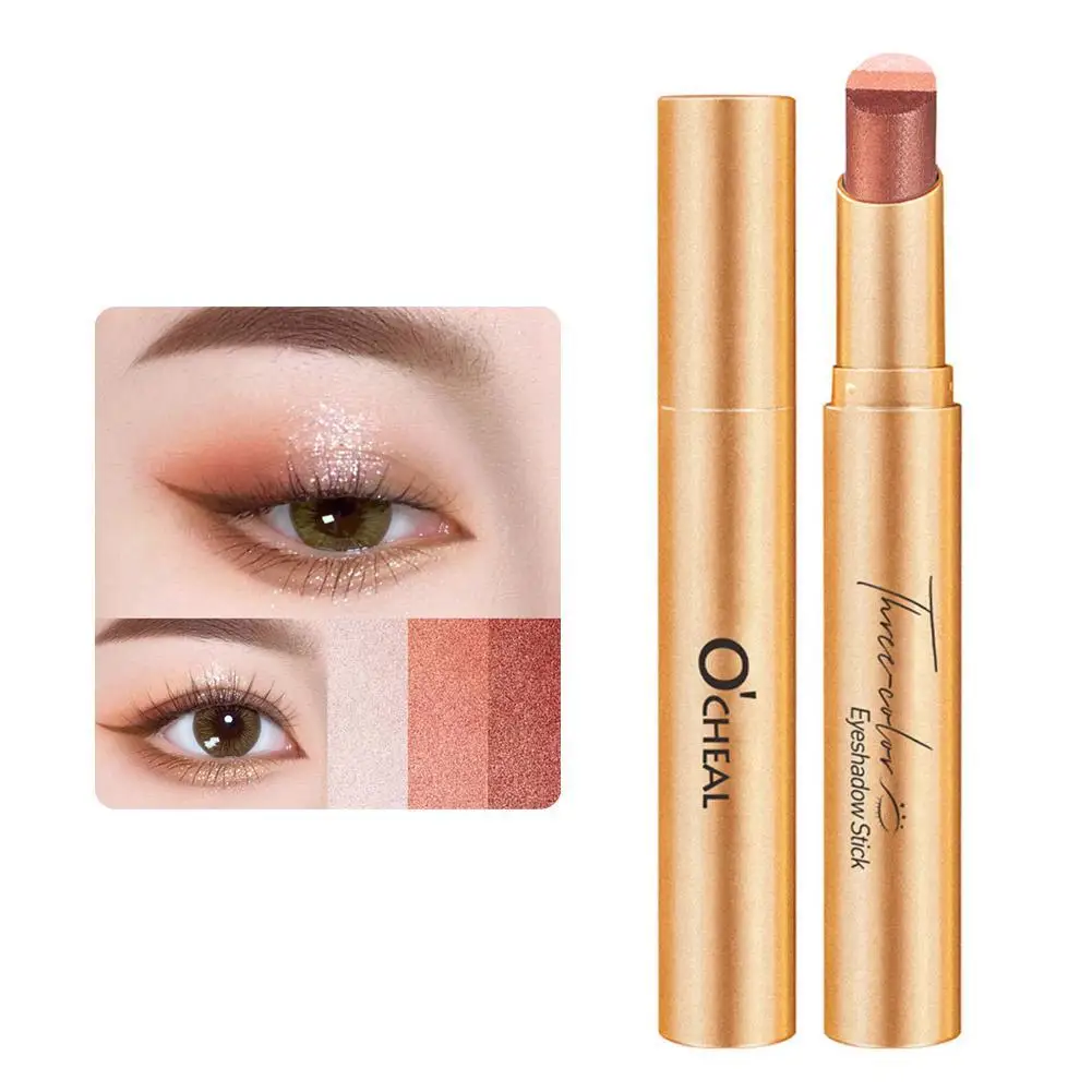 Glitter Eyeshadow Stick Three-Color Contouring Eyeshadow Makeup Eyeshadow Crayon Eyeshadow Pencil Eye Shimmer Stick
Glitter Eyeshadow Stick Three-Color Contouring Eyeshadow Makeup Eyeshadow Crayon Eyeshadow Pencil Eye Shimmer Stick