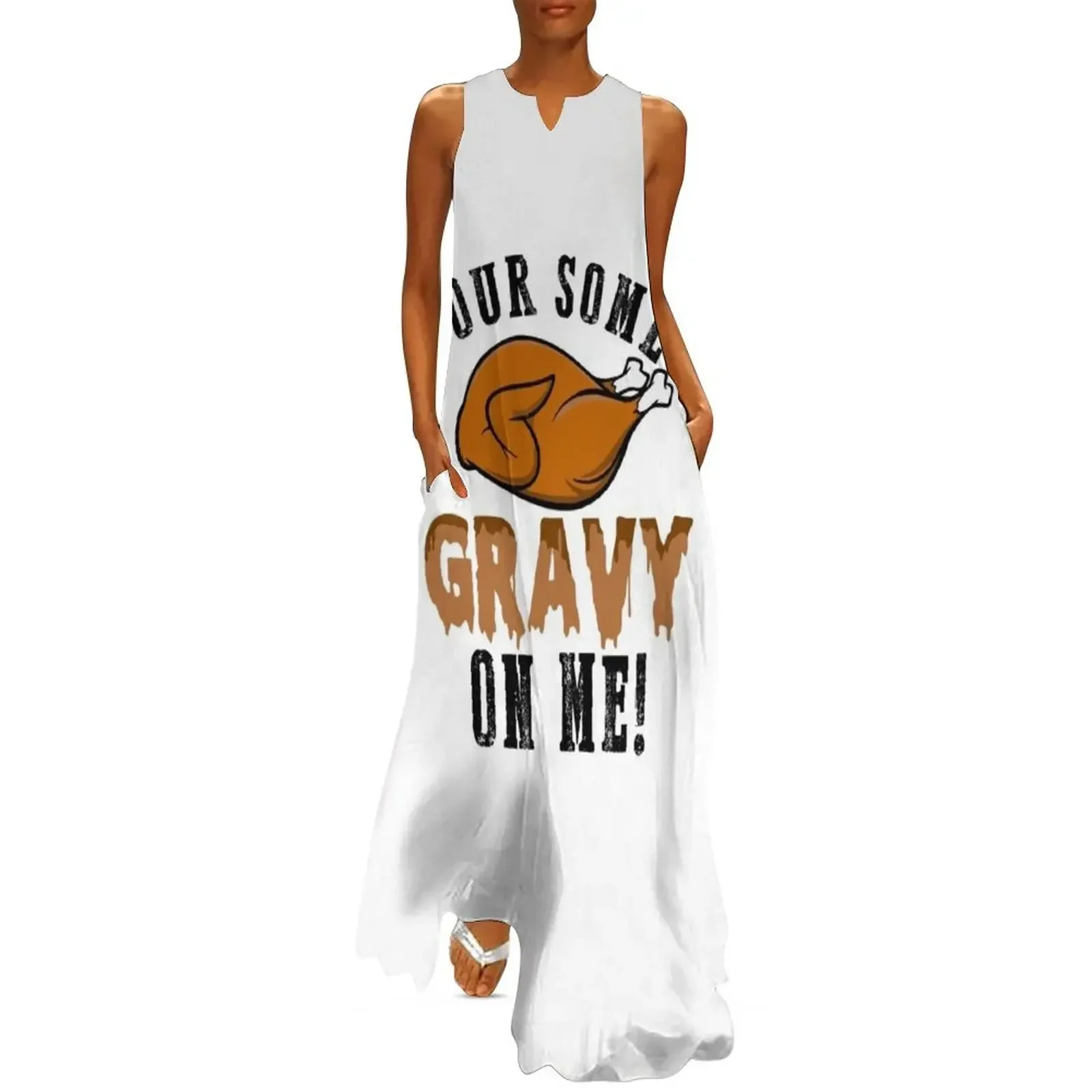 Pour Some Gravy On Me funny cartoon turkey thanksgiving gift Long Dress Summer dresses for women dress long dress women
Pour Some Gravy On Me funny cartoon turkey thanksgiving gift Long Dress Summer dresses for women dress long dress women