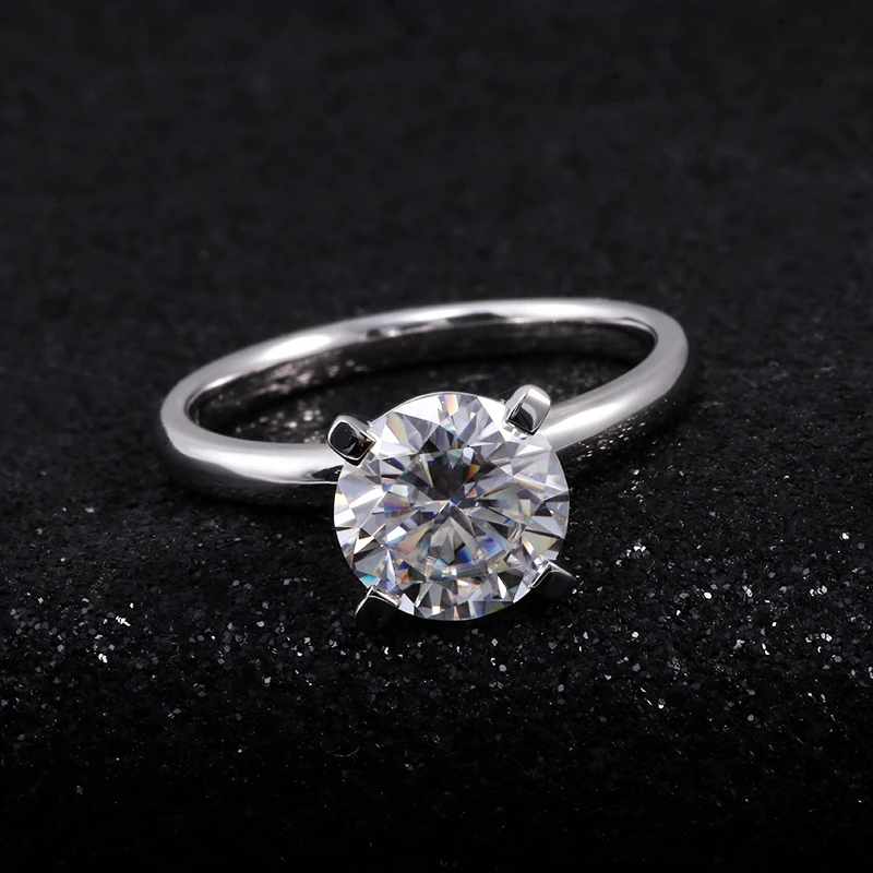 Provence 925 Silver Solitaire Ring Classic Design 8mm Round Moissanite Diamond With GRA Cert Diamond Test Pass For Women Daily
Provence 925 Silver Solitaire Ring Classic Design 8mm Round Moissanite Diamond With GRA Cert Diamond Test Pass For Women Daily