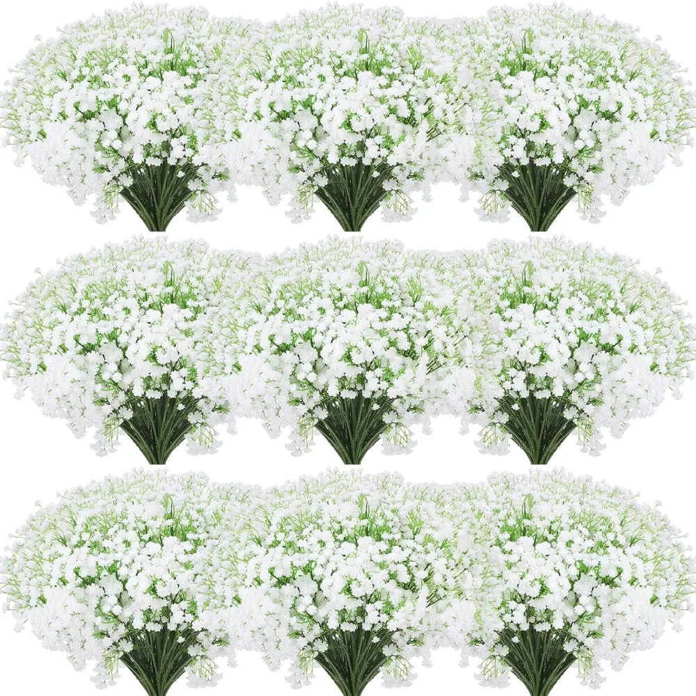 100 Pcs, 20.8 Inch Faux Gypsophila Flower DIY Floral Bouquets for Arrangement Wreath Wedding Party Deco, Artificial Flowers
100 Pcs, 20.8 Inch Faux Gypsophila Flower DIY Floral Bouquets for Arrangement Wreath Wedding Party Deco, Artificial Flowers