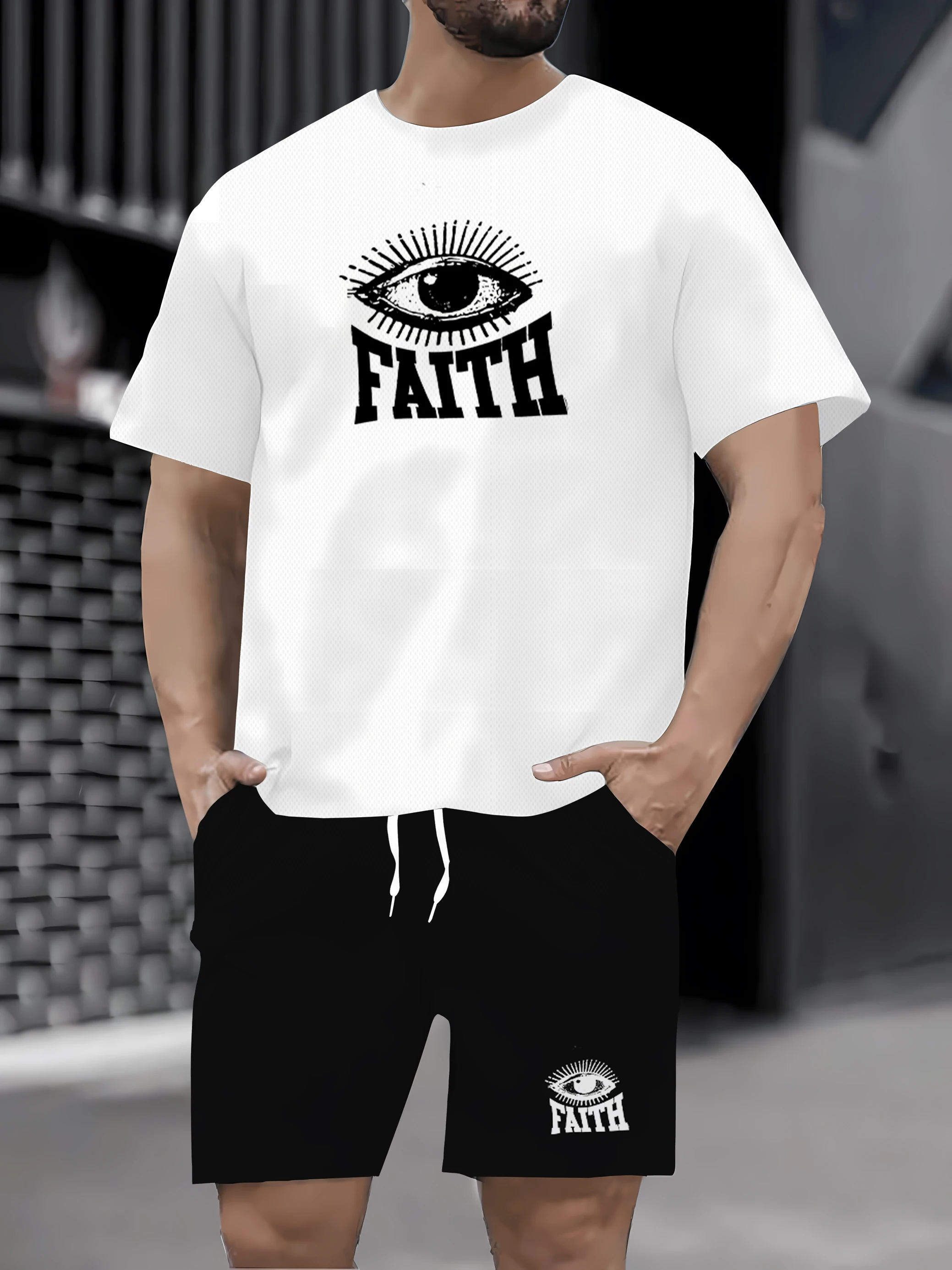 Verão novo masculino casual de manga curta camiseta + shorts de jogging 2 peças moda ao ar livre respirável basquete wear terno
Verão novo masculino casual de manga curta camiseta + shorts de jogging 2 peças moda ao ar livre respirável basquete wear terno