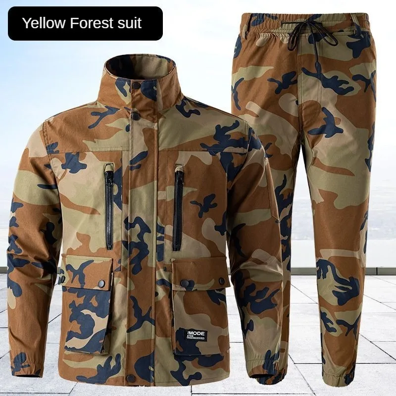 Spring And Autumn Camouflage Clothing Polyester Wear Resistant Work Clothing Set Construction Decoration Labor Protection
Spring And Autumn Camouflage Clothing Polyester Wear Resistant Work Clothing Set Construction Decoration Labor Protection