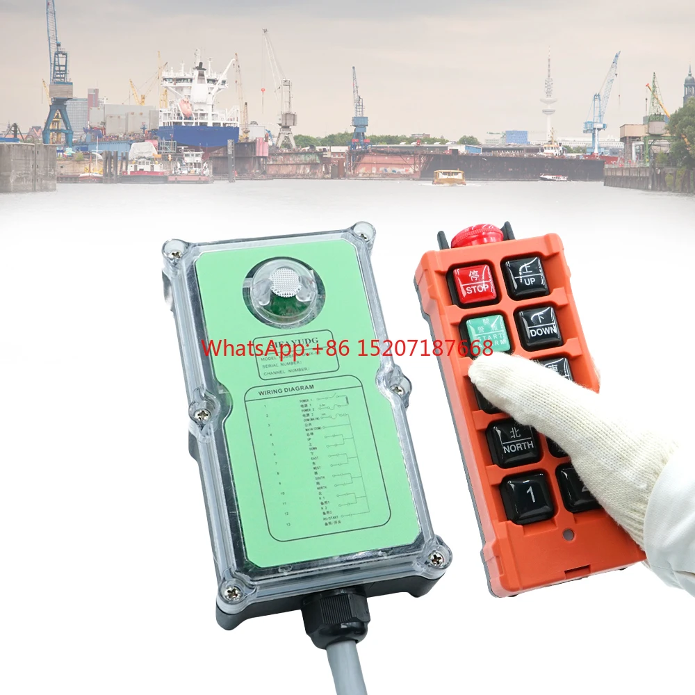 Long Service Life Smart Industrial Single Speed Radio Container Stacker Remote Control Factory Price Industrial Remote Control
Long Service Life Smart Industrial Single Speed Radio Container Stacker Remote Control Factory Price Industrial Remote Control