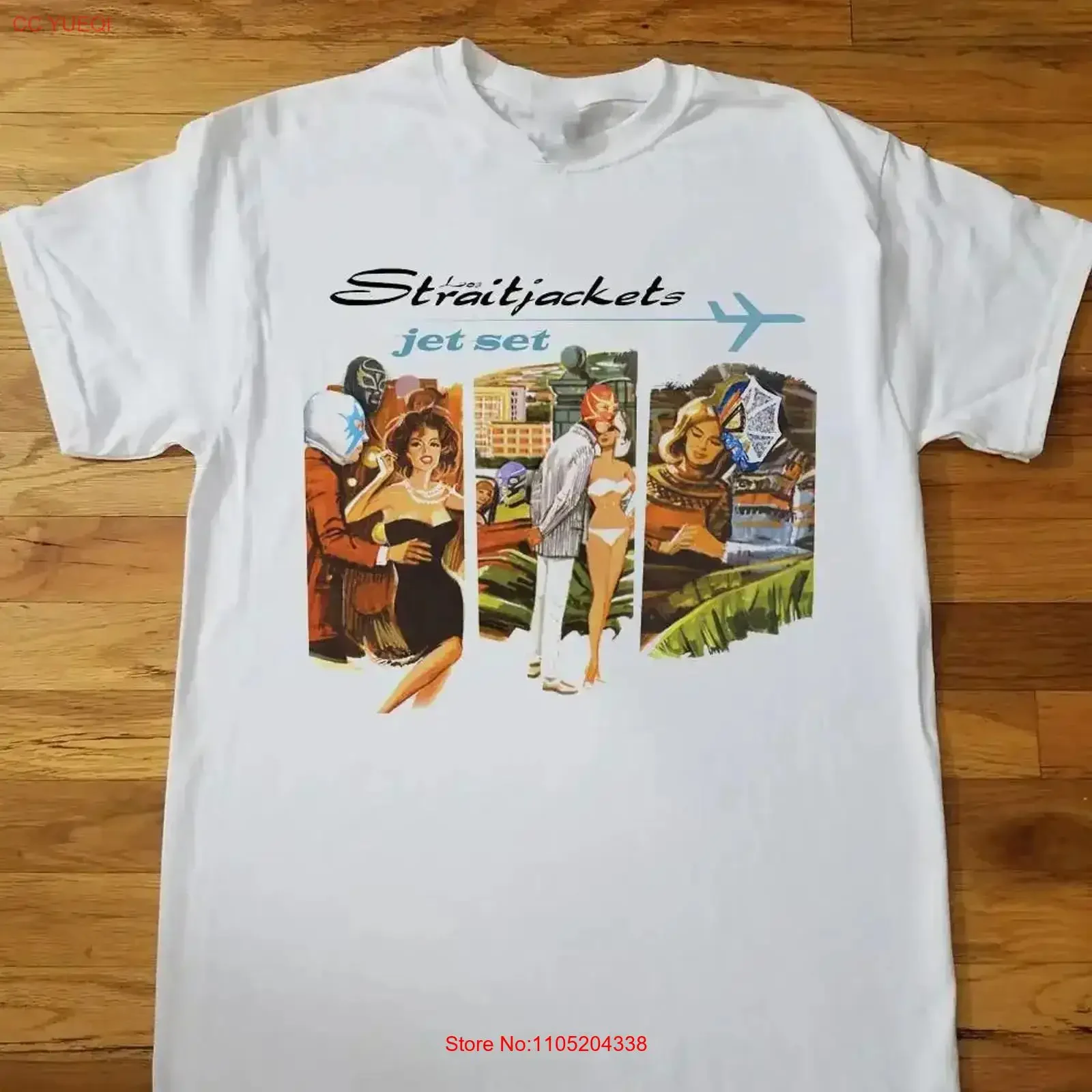 Los Straitjackets T shirt Cotton For men Women S To 4XL vintage Washed Comfortable designer clothes Slightly Stylish Casual
Los Straitjackets T shirt Cotton For men Women S To 4XL vintage Washed Comfortable designer clothes Slightly Stylish Casual