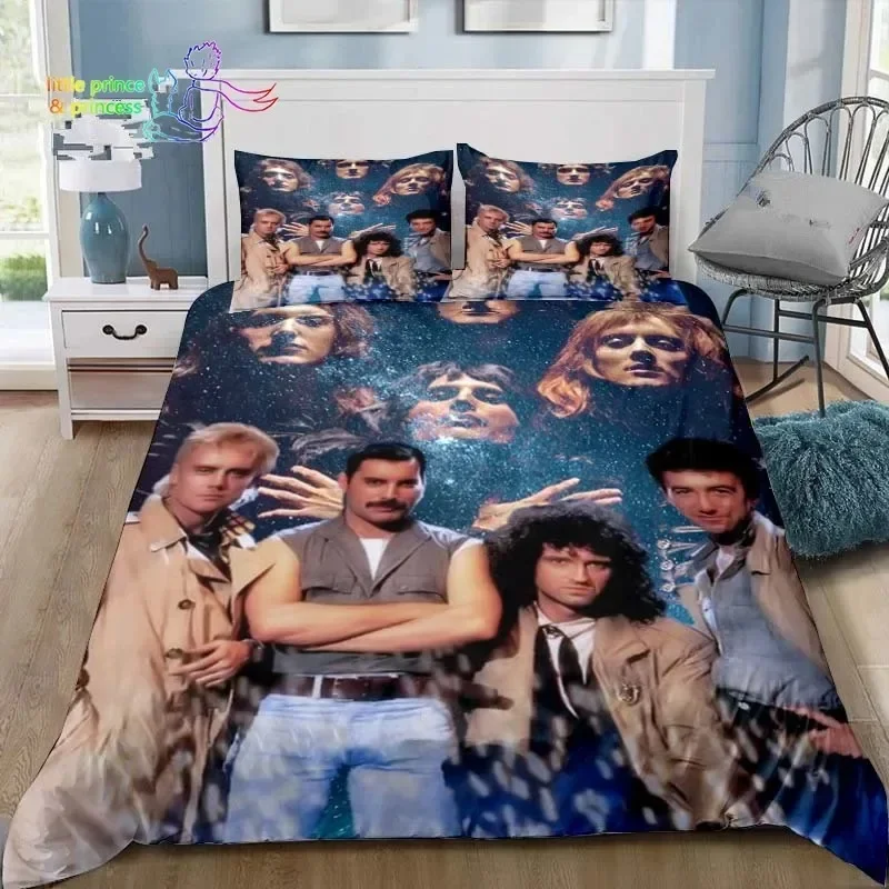 Комплект постельного белья Queen Band с принтом рок-н-ролла, одинарный, полный, Queen King Size, комплект постельного белья для взрослых и детей, подарок для спальни
Комплект постельного белья Queen Band с принтом рок-н-ролла, одинарный, полный, Queen King Size, комплект постельного белья для взрослых и детей, подарок для спальни