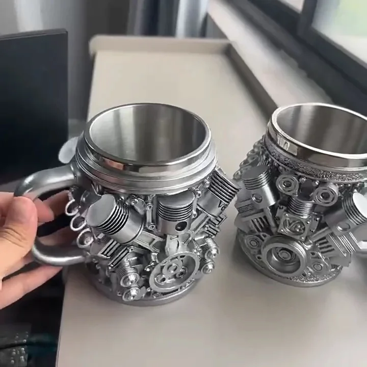 V8 Engine Mug Creative 3D Resin Car Motor Cup For Men Cool Mechanical Design Coffee Mug Gift For Auto Lovers Decor
V8 Engine Mug Creative 3D Resin Car Motor Cup For Men Cool Mechanical Design Coffee Mug Gift For Auto Lovers Decor