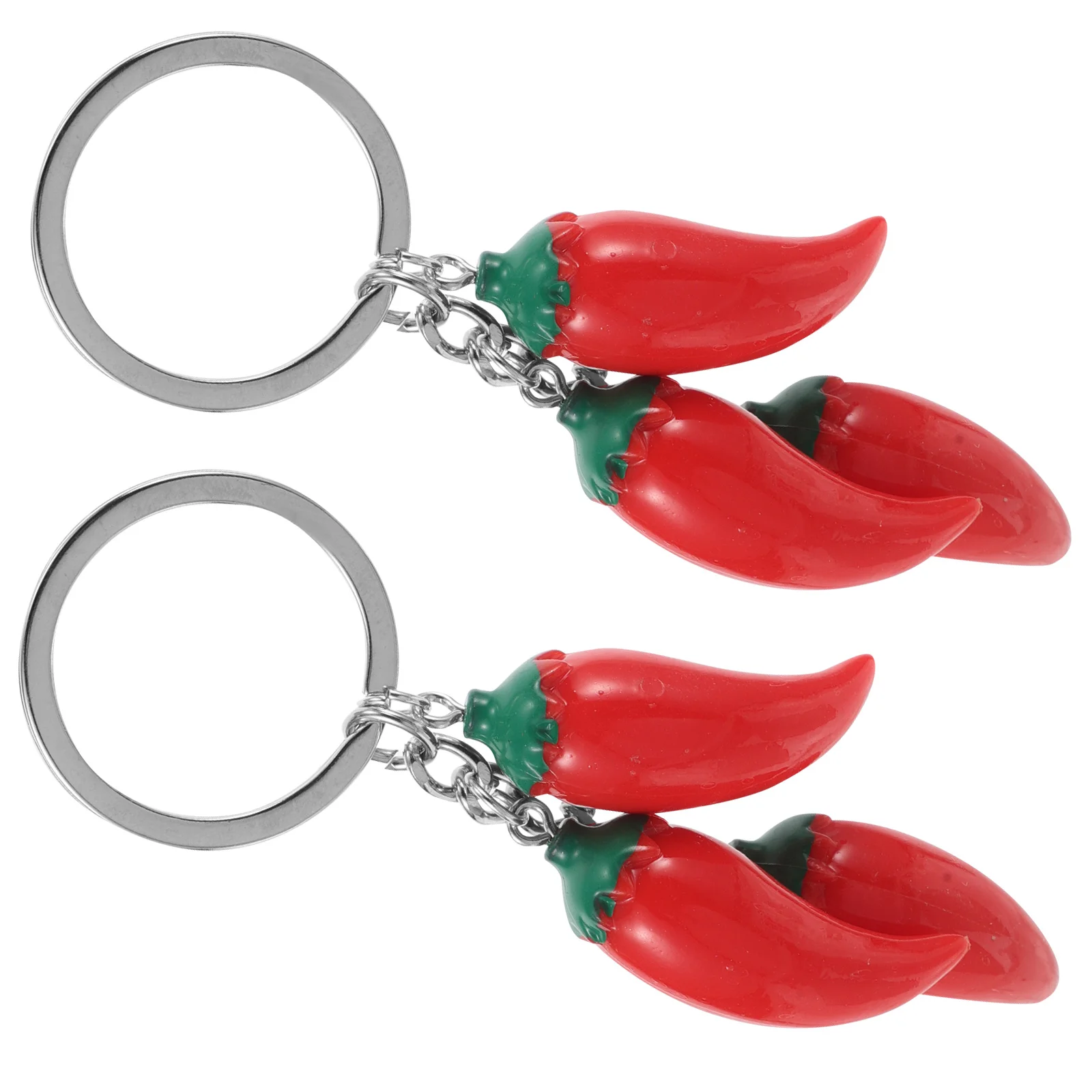2pcs Chili Keychain Red Resin Spice Pendant Metal Alloy Lightweight Outdoor Camping Bag Decoration Food Keychains Car Keys
2pcs Chili Keychain Red Resin Spice Pendant Metal Alloy Lightweight Outdoor Camping Bag Decoration Food Keychains Car Keys