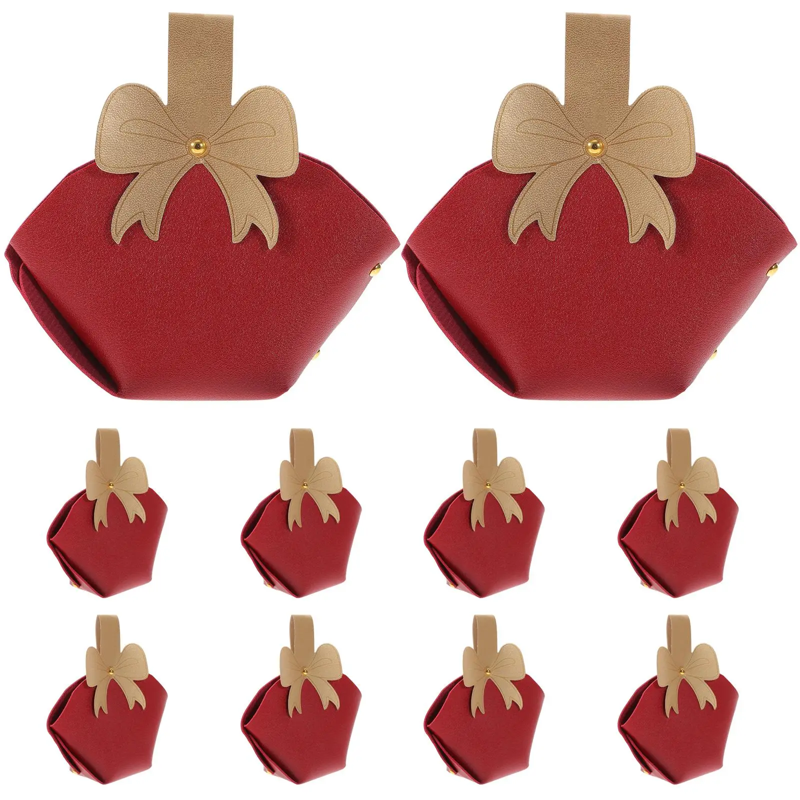 10 Pcs Red Small Wedding Candy Boxes Bridal Shower Gifts Bulk Packaging Handbag Favor Gift Boxes Practical Premium
10 Pcs Red Small Wedding Candy Boxes Bridal Shower Gifts Bulk Packaging Handbag Favor Gift Boxes Practical Premium