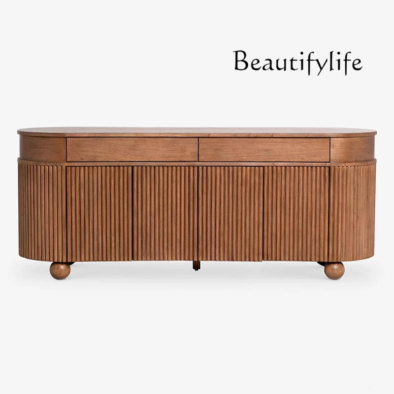French medieval style solid wood dining side against the wall integrated locker American living room locker high-end decorative
French medieval style solid wood dining side against the wall integrated locker American living room locker high-end decorative