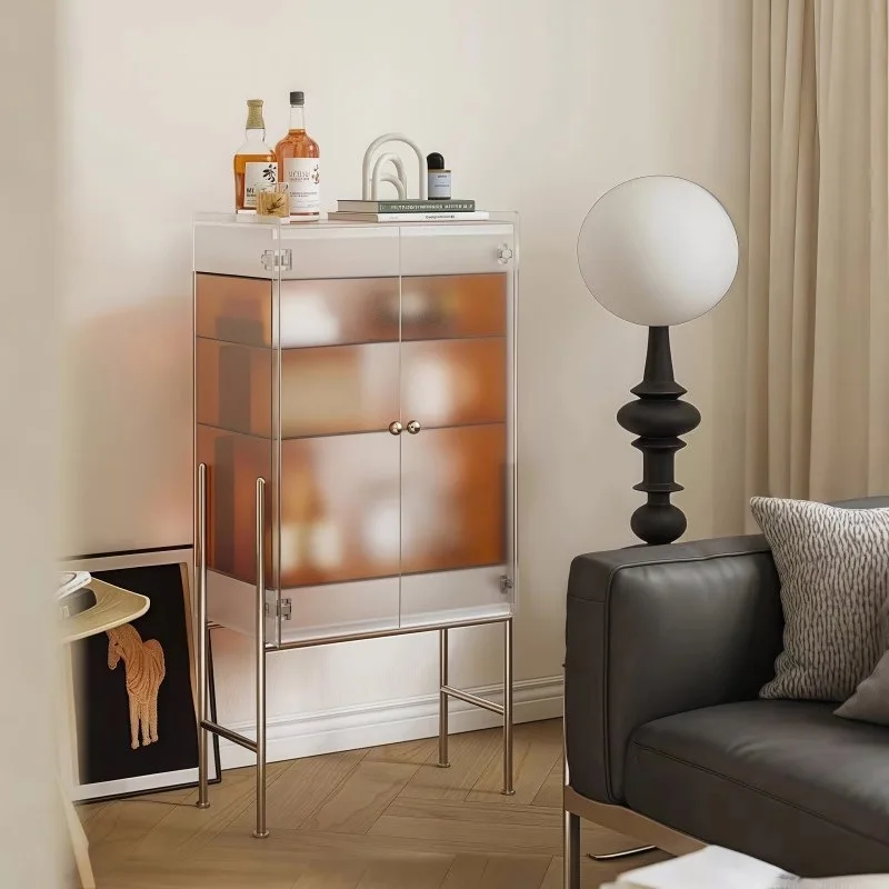 Acrylic living room small side Italian minimalist decorative cabinet household display wine cabinet light
Acrylic living room small side Italian minimalist decorative cabinet household display wine cabinet light