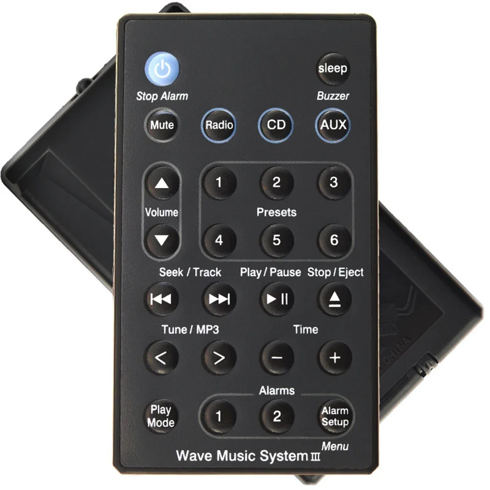 Remote Control Replacement For Wave Music System AWRC-C1 AWRC-C2 AWRC-C3 AWRC-C4 For Boses System III CD Remote Control
Remote Control Replacement For Wave Music System AWRC-C1 AWRC-C2 AWRC-C3 AWRC-C4 For Boses System III CD Remote Control