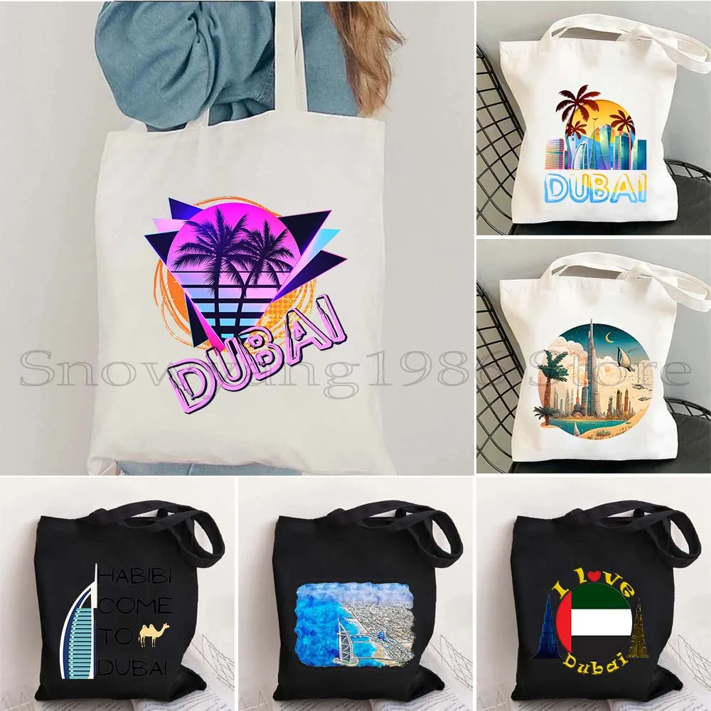 Dubai United Arab Emirates UAE Map Flag Cute Canvas Tote Bag Asia Skyline Summer Sun Palm Trees Skyscraper Burj Khalifa Handbag
Dubai United Arab Emirates UAE Map Flag Cute Canvas Tote Bag Asia Skyline Summer Sun Palm Trees Skyscraper Burj Khalifa Handbag