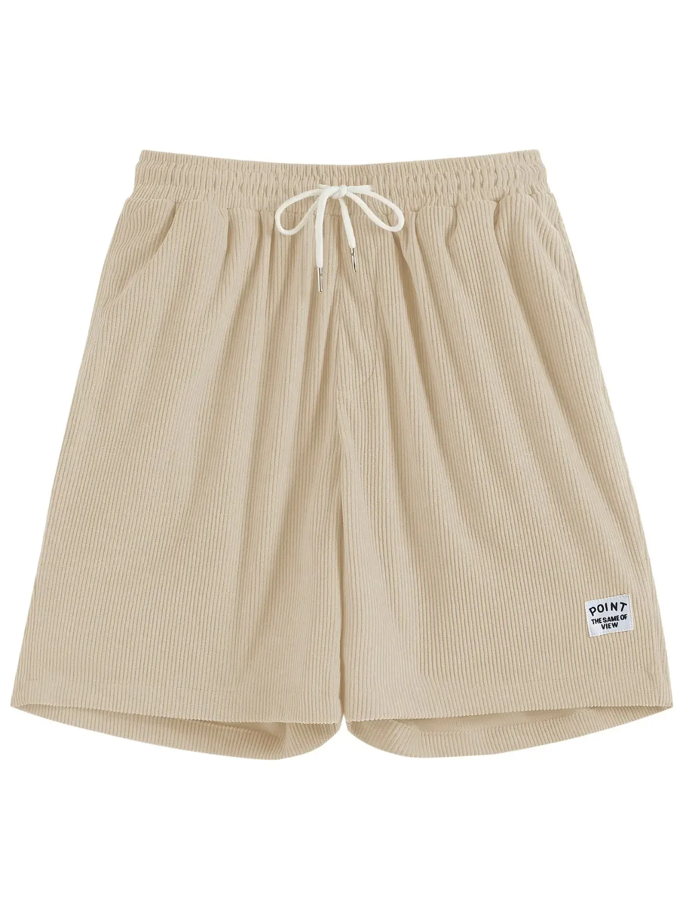 Мужские вельветовые шорты стандартного кроя с завязками на талии и надписью, повседневные летние брюки с эластичной резинкой на талии и карманами, модные мужские шорты
Мужские вельветовые шорты стандартного кроя с завязками на талии и надписью, повседневные летние брюки с эластичной резинкой на талии и карманами, модные мужские шорты