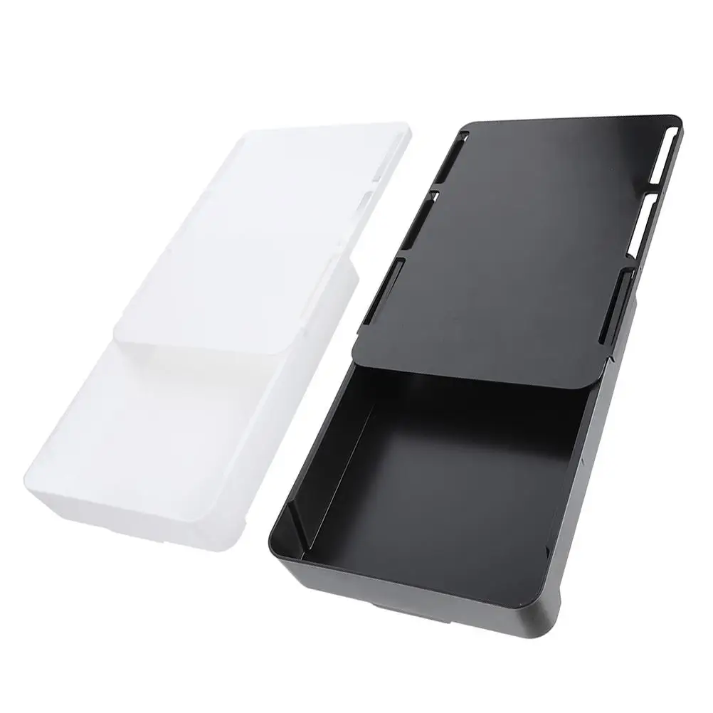 2Pcs Storage Box Desk Organizer Hidden Drawer Under Desk Pen Holder Shelf Small Sundries ABS Material Strong
2Pcs Storage Box Desk Organizer Hidden Drawer Under Desk Pen Holder Shelf Small Sundries ABS Material Strong