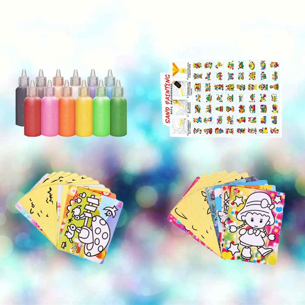 37Pcs Sand Art Painting Kit for Kids DIY Educational Craft Set Develop Imagination Hand Eye Coordination Art Activity for Child
37Pcs Sand Art Painting Kit for Kids DIY Educational Craft Set Develop Imagination Hand Eye Coordination Art Activity for Child