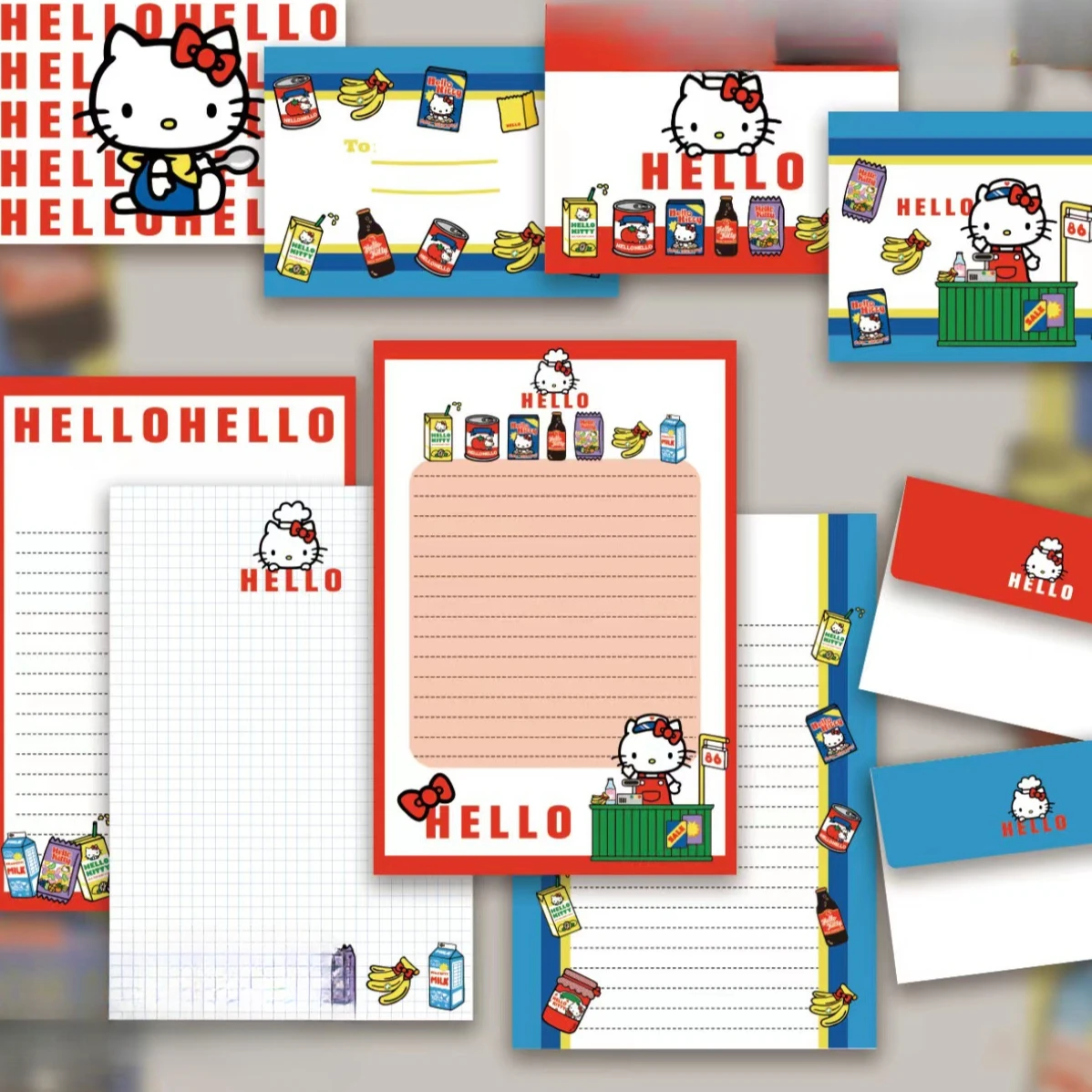 Kawaii Hellos Kittys Supermarket Design Envelope Double Adhesive Paper Letter Paper Creative Gift for Students Birthday Greeting
Kawaii Hellos Kittys Supermarket Design Envelope Double Adhesive Paper Letter Paper Creative Gift for Students Birthday Greeting