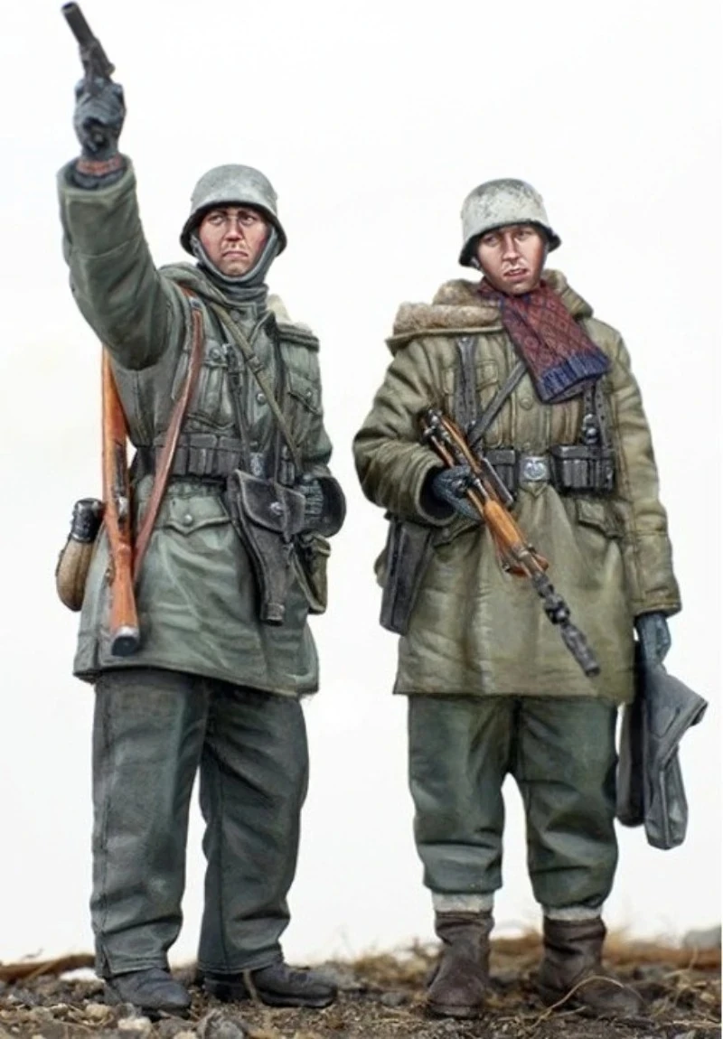 Набор моделей из литой смолы в масштабе 1/35: немецкие гренадеры, 2 фигурки, в разобранном и неокрашенном виде.
Набор моделей из литой смолы в масштабе 1/35: немецкие гренадеры, 2 фигурки, в разобранном и неокрашенном виде.