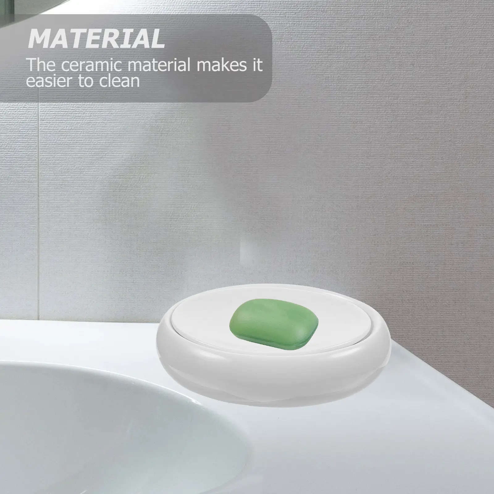 Oval Ceramic Soap Dish Modern Decorative Soap Tray with Quick-Dry Drainage Design for Bathroom Kitchen Sink Sponge Holder Gift
Oval Ceramic Soap Dish Modern Decorative Soap Tray with Quick-Dry Drainage Design for Bathroom Kitchen Sink Sponge Holder Gift