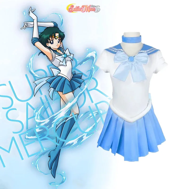 Mizuno Ami/Sailor Mercury Cosplay Costumes Anime Uniform Women Dress Halloween Costume Animation Comic Game Novel Exhibition
Mizuno Ami/Sailor Mercury Cosplay Costumes Anime Uniform Women Dress Halloween Costume Animation Comic Game Novel Exhibition