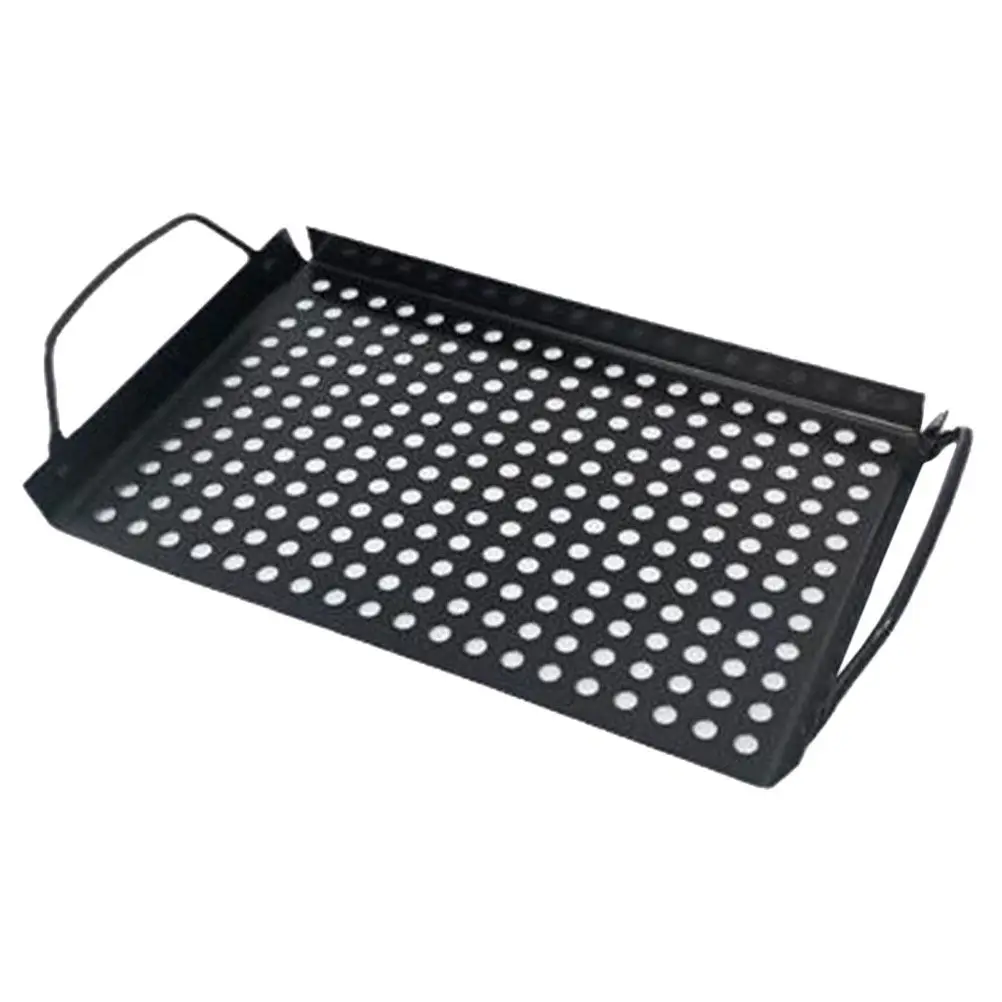 Large Nonstick Barbecue Grill Pan Rectangular Shape with Drainage Holes for Outdoor Cooking Camping Grilling Pan Lightweight
Large Nonstick Barbecue Grill Pan Rectangular Shape with Drainage Holes for Outdoor Cooking Camping Grilling Pan Lightweight