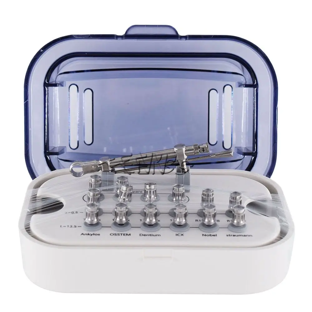 Dental Implant Restoration Tool Kit Universal Implant Torque Screwdrivers Wrench Dentistry Materials Tools
Dental Implant Restoration Tool Kit Universal Implant Torque Screwdrivers Wrench Dentistry Materials Tools