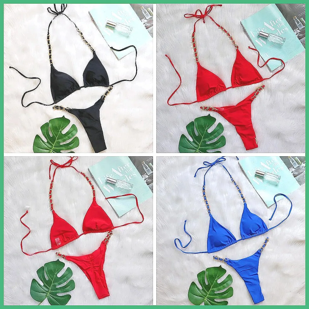 Black Sexy Brazilian Bikini Set - Solid Color Thong Swimwear for Women, Beach Bathing Suit
Black Sexy Brazilian Bikini Set - Solid Color Thong Swimwear for Women, Beach Bathing Suit