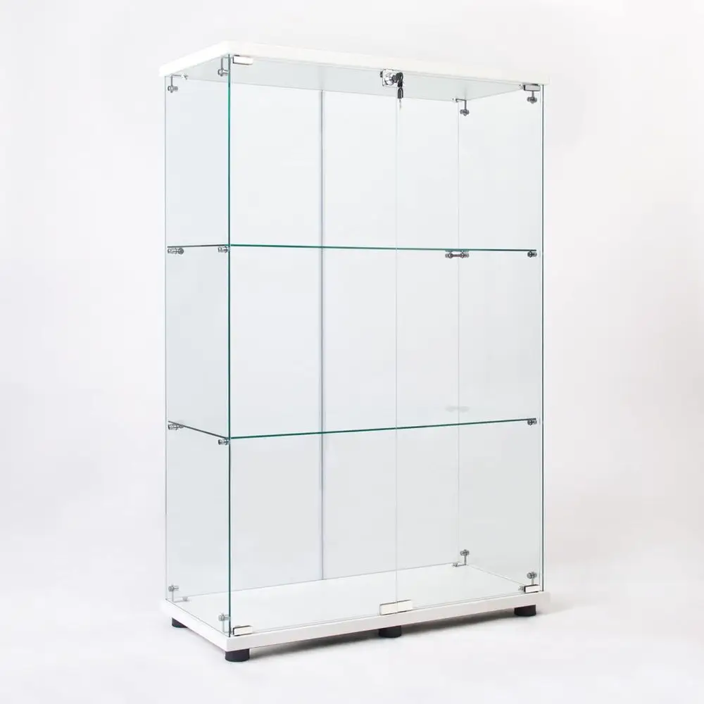 3 Shelves Glass Display Cabinet with 2 Doors, Standing Clear Glass Curio Cabinet Collection Display Case for Living Room Bedroom
3 Shelves Glass Display Cabinet with 2 Doors, Standing Clear Glass Curio Cabinet Collection Display Case for Living Room Bedroom