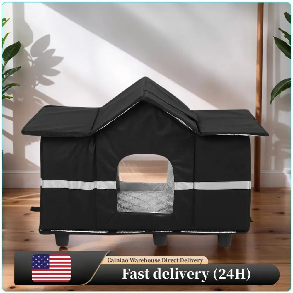 Водонепроницаемый уличный домик для кошек с окном на крыше, утепленный, для использования в помещении и на улице зимой и летом
Водонепроницаемый уличный домик для кошек с окном на крыше, утепленный, для использования в помещении и на улице зимой и летом