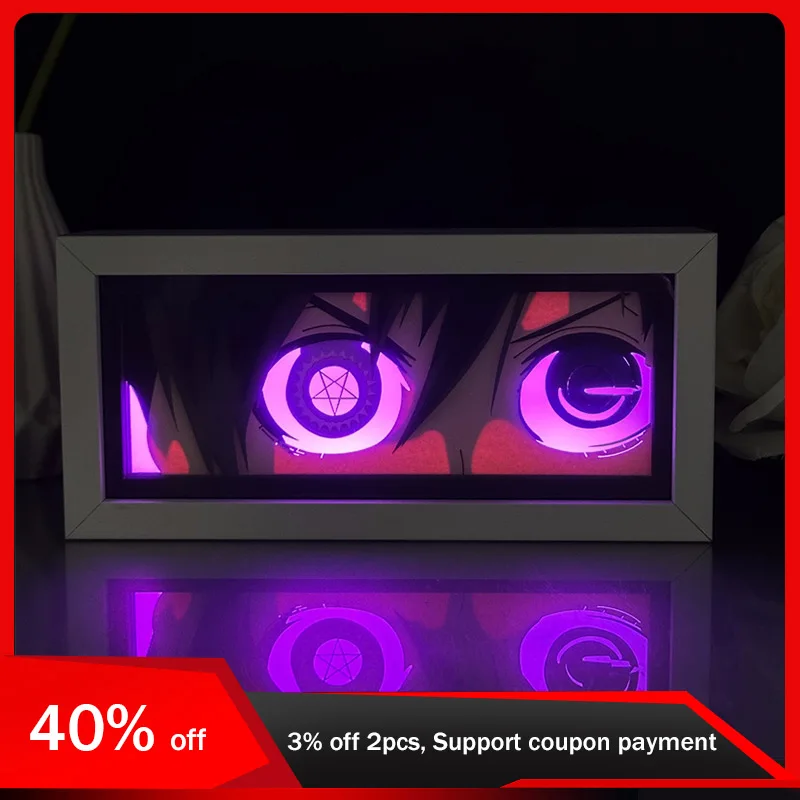 Kuroshitsuji Luminous Cartoon LED Atmosphere Light Box Light Anime Peripherals Bedroom Decoration Ornaments Toys Party Supplies
Kuroshitsuji Luminous Cartoon LED Atmosphere Light Box Light Anime Peripherals Bedroom Decoration Ornaments Toys Party Supplies