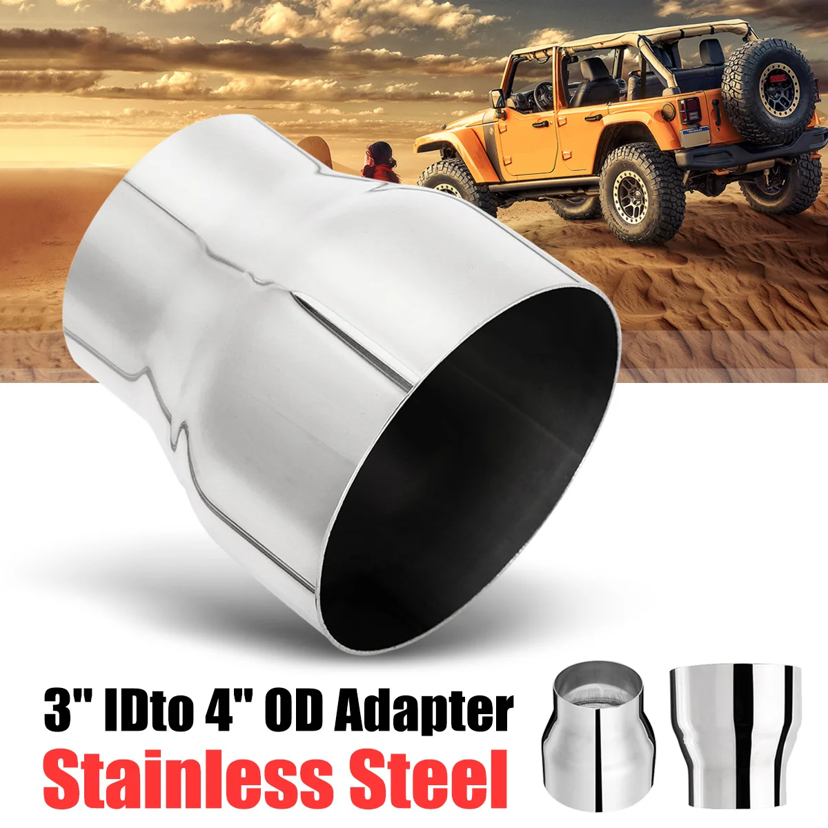 Universal Motorcycle Exhaust Adapter Escape 3" ID to 4" Pipe Connection Reducer Muffler Stainless Steel
Universal Motorcycle Exhaust Adapter Escape 3" ID to 4" Pipe Connection Reducer Muffler Stainless Steel