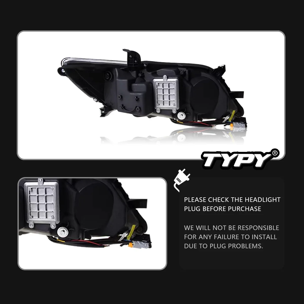 TYPY Car For Toyota US Camry headlights 2012-2014 Upgrade Modified to New DRL Dynamic Turn Signal LED Headlight Auto Accessories
TYPY Car For Toyota US Camry headlights 2012-2014 Upgrade Modified to New DRL Dynamic Turn Signal LED Headlight Auto Accessories