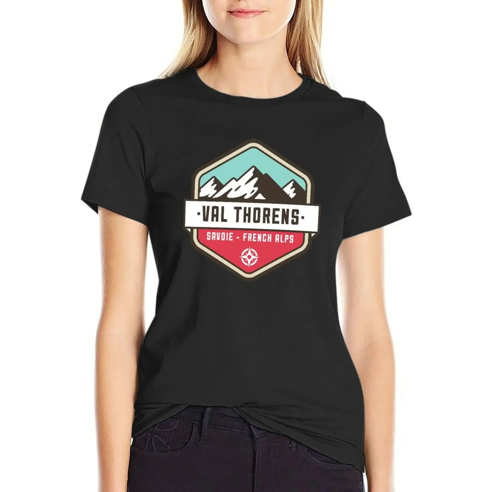 French Alps Val Thorens Resort T-Shirt summer clothes blacks Blouse Women's tops
French Alps Val Thorens Resort T-Shirt summer clothes blacks Blouse Women's tops